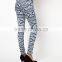 Women Aztec denim skinny Jean pants (LOTX134)