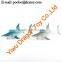 Aquarium plastic shark figurine