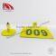 TPU Ear Tag for Cattle in Yellow 49*43 mm