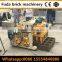 QT40-3A Mobile Semi Automatic Concrete Hollow Blocks Machine in Papua New Guinea