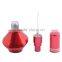 Unique Shaped 15ml Empty Aluminum Mist Glass Spray Bottle for Perfume Packaging With Crackle Colour