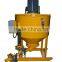 Continuously high efficiency high speed grout mixer