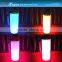 new plastic led planter with light/colorful flowerpot