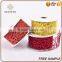 sheer polyester mesh fabric flower packing decorative ribbon trim