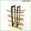 Curved bamboo designed wine stand wine rack Homex BSCI/Factory