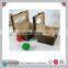 Classical brown wooden tissue box