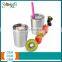 Wholesale Set of 2 8.5oz Stainless Steel Sippy Cup with Lid and Straw