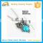 Vintage Style Turquoise Owl Pendants Alloy Mental Earrings Bracelet Necklace Sets
