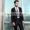 2015 custom made fashion satin lapel black suits for men