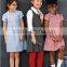 School pleated plaid skirts shirts uniform suits factory price