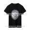 2016 Wholesale Summer black slim printing o-neck men t-shirt