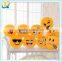 hot sale plush stuffed toy yellow emoji pillow