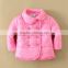 kids girls cotton-padded coat, kids clothing stock, design baby apparel, infant baby tops