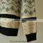 New Custom Design Fancy Color Jacquard Man Pullover Sweater