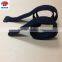 Elastic loop tape belt adjustable strap with buckle