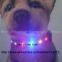 LED opal streaming flash collar dog circle loss prevention pet accessories