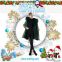 New Year faux fur lined with racooon fur collar winter coat for Chirstma