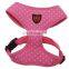 Color Frilly Dog Vests Belt Harness Pet harness with dot pattern