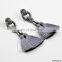 Hand made tassel dangle earstuds dangle bridesmaid earrings