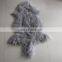 BEIGE TAUPE MONGOLIAN SHEEPSKIN FUR THROW CREAM TIBETAN LAMBSKIN HIDE PELT