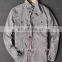 New custom design men's long cotton jacket fashion slim fitted men's jacket
