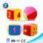 Dice Stuffed Toy Colorful Plush Round Ball Dice Soft Toys Custom Promotion Cheap Price