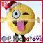 china manufacturer promotional fashion funny emoji plush pillow with legs and arms