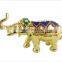 Crystal Elephant Shaped Trinket Jewlery Box Christmas Gifts for Women