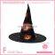 Black felt polyester conical footprint on the witch hat halloween witch hats