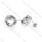 2017 heart jewelry stainless steel earring studs cz