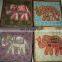coloured ELEPHANT PATCHWORK CUSHION COVERS LOT OF 100 PCS