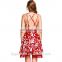 2016 latest printed design bandage/ summer wholesale dresses , Chiffon sexy beach dresses wholesale