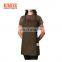 Custom Black Adjustable Bib Apron - 3 Pocket