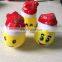 Newest 2017 Christmas Gift led Tumbler Fidget Toys Flip Egg Fidget Spinner emoji with christmas hat