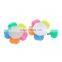 new flower shaped highlighter and high quality creative 5 in 1 fluorescent highlighter