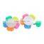 new flower shaped highlighter and high quality creative 5 in 1 fluorescent highlighter