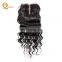 Human Hair Weave Bundles Virgin Brazilian Remy Hair Top Closure Grade 8a Curly Virgin Hair with Closure