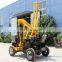 500-900rpm hydraulic hammer small 4 wheels guardrail pile driver