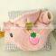 Cute Pet dog Cat pink strawberry apparel fleece Clothes Hoodie