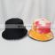 Hot Sale Double-sided Wear Tie Dye Cotton Bucket Cap Blank Jean Fisherman Hat
