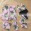 Summer Parent-Kids Swimwear Family Coconut palm print Hawaii beach Swimsuit Unisex