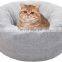 Plush Comfortable Cat Beds for Indoor Cats Washable Donut Cuddler Heated Pet Dog Bed Calming Pet Bed