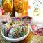 Premium grade individual wrapped blooming flower tea
