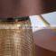 Hot sale gold ceramic base cheap price bedroom porcelain table lamp for home decor