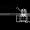 2018 new style brass ball valve HPb-57-3 BSP or NPT DN8-DN40