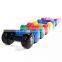Cheap plastic dumbbell cast iron inside colorful plastic dip dumbbell for home gym equipment