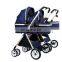 Multifunction 2 in 1 reversible twin baby stroller