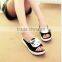 new 2016 lovely tow Korean cartoon version of the fox beach slippers Free samples