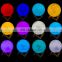 3D Printed 16 Colors RGB Moon Light with Remote Control, Dimmable USB Rechargeable LED Lunar Moon Night Light with Stand