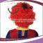 cheap short curly synthetic afro curly red party wigs